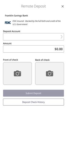 Franklin Savings for ME iPhone screenshot