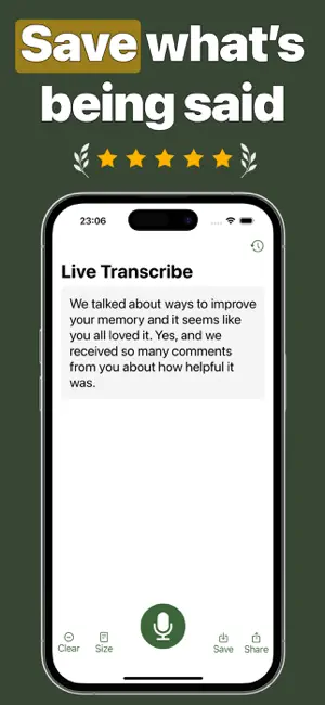 Live Transcribe Speech tо Text screenshot 1
