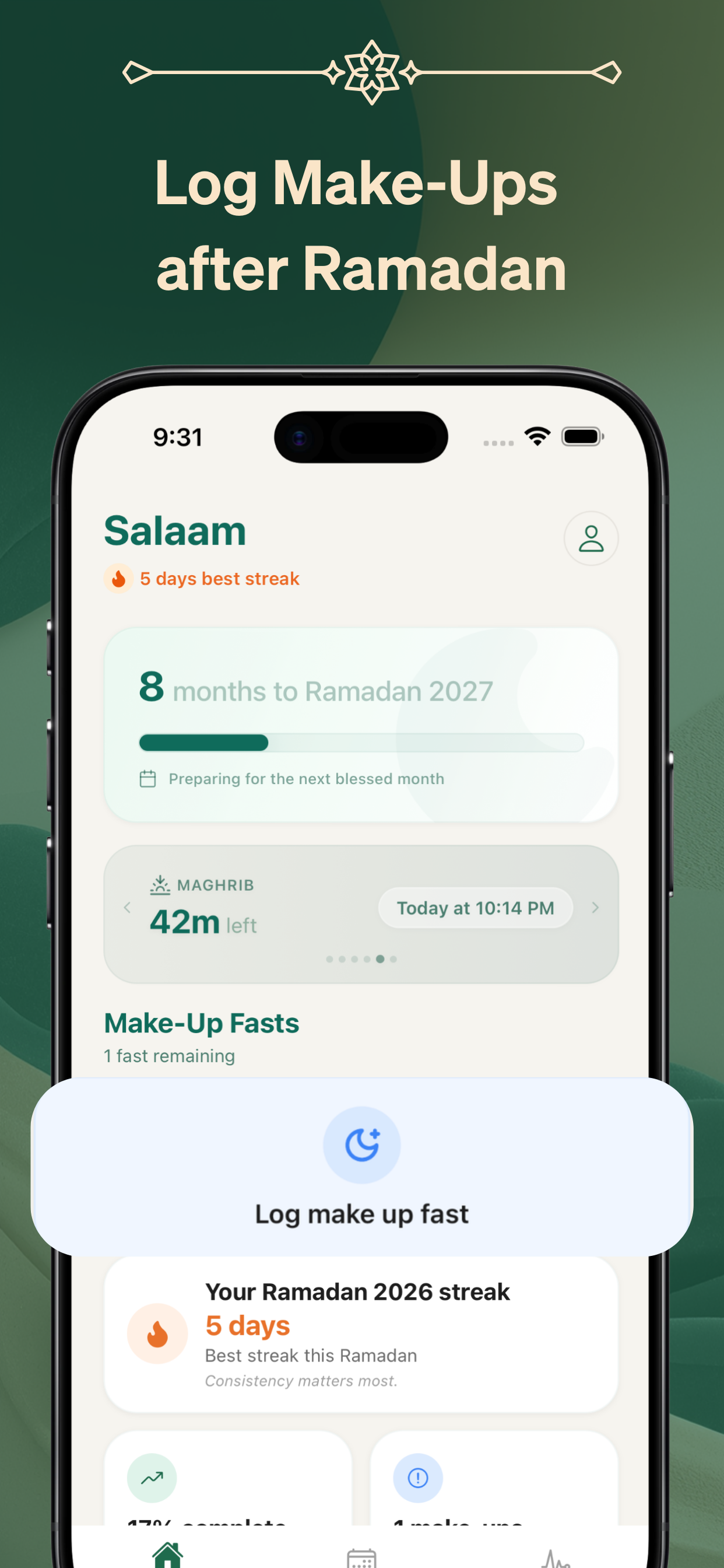 Thabit: Ramadan Fast Tracker