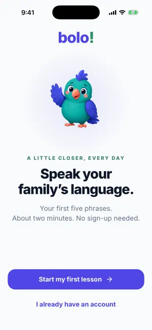 Bolo: Learn Hindi, Tamil, Urdu screenshot 1