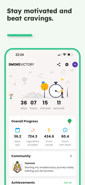 SmokeVictory - Quit smoking screenshot 2