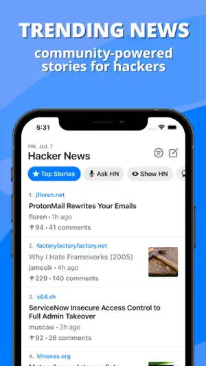 Octal for Hacker News screenshot 1