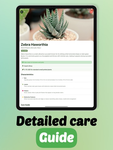 Plant Identifier: Botanix iPad screenshot