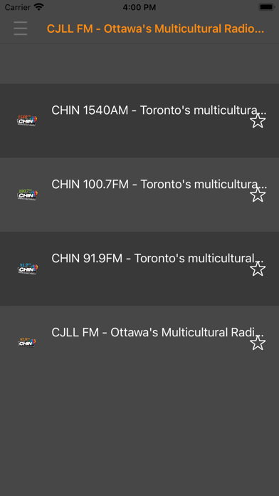 CHIN RADIO Ottawa Screenshot