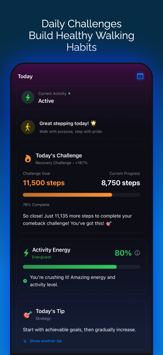 Steply: Step Counter Pedometer Screenshot 9 of 10