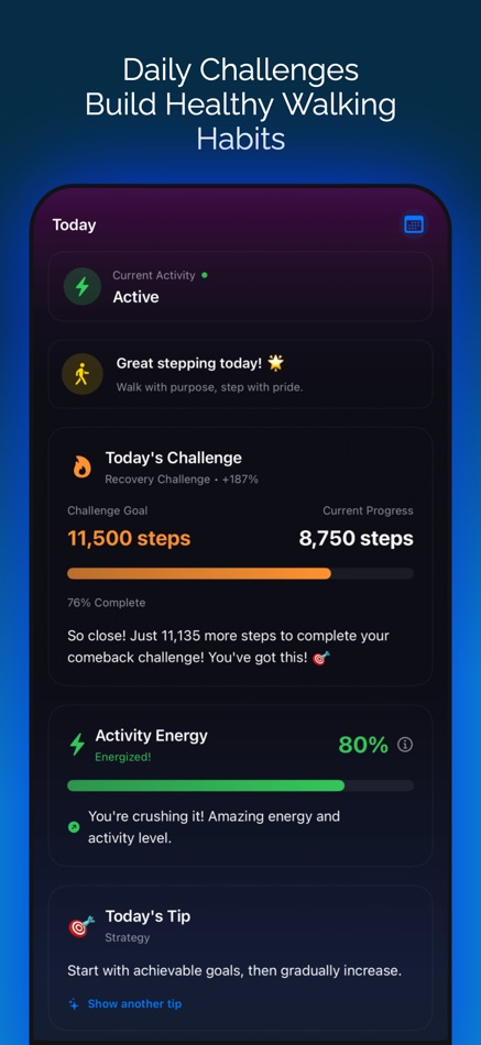 #9. Steply: Step Counter Pedometer (iOS) Oleh: Taohidul Islam