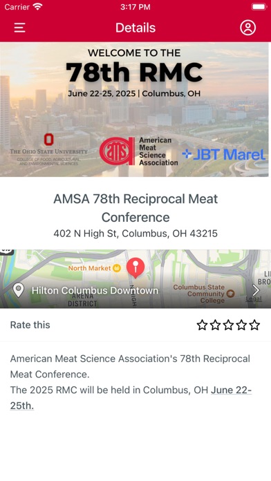 AMSA 78th RMC iPhone screenshot 1 - Business app