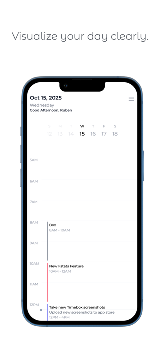 Timebox - Day Manager Screenshot 2 of 5
