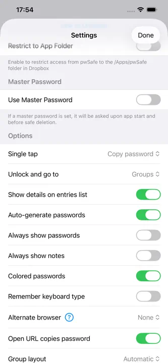 pwSafe 2: Screenshot 6 von 7
