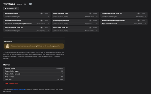 TrimTabs screenshot 3