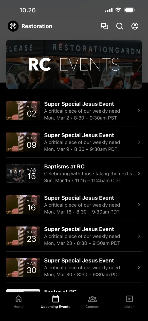 Screenshot #2 pour Restoration Church Gardner