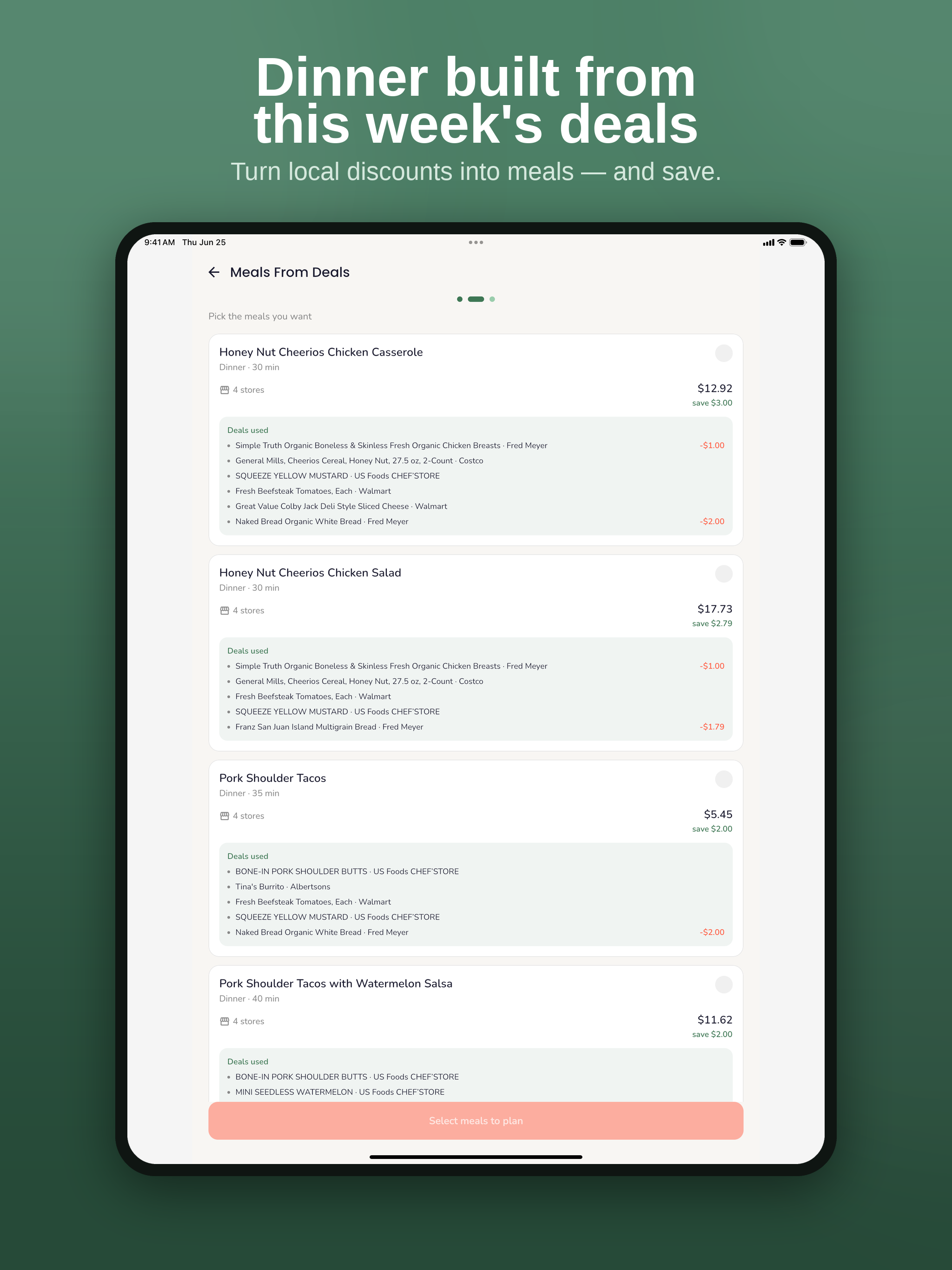 Trellis: Budget & Meal Plan screenshot 17