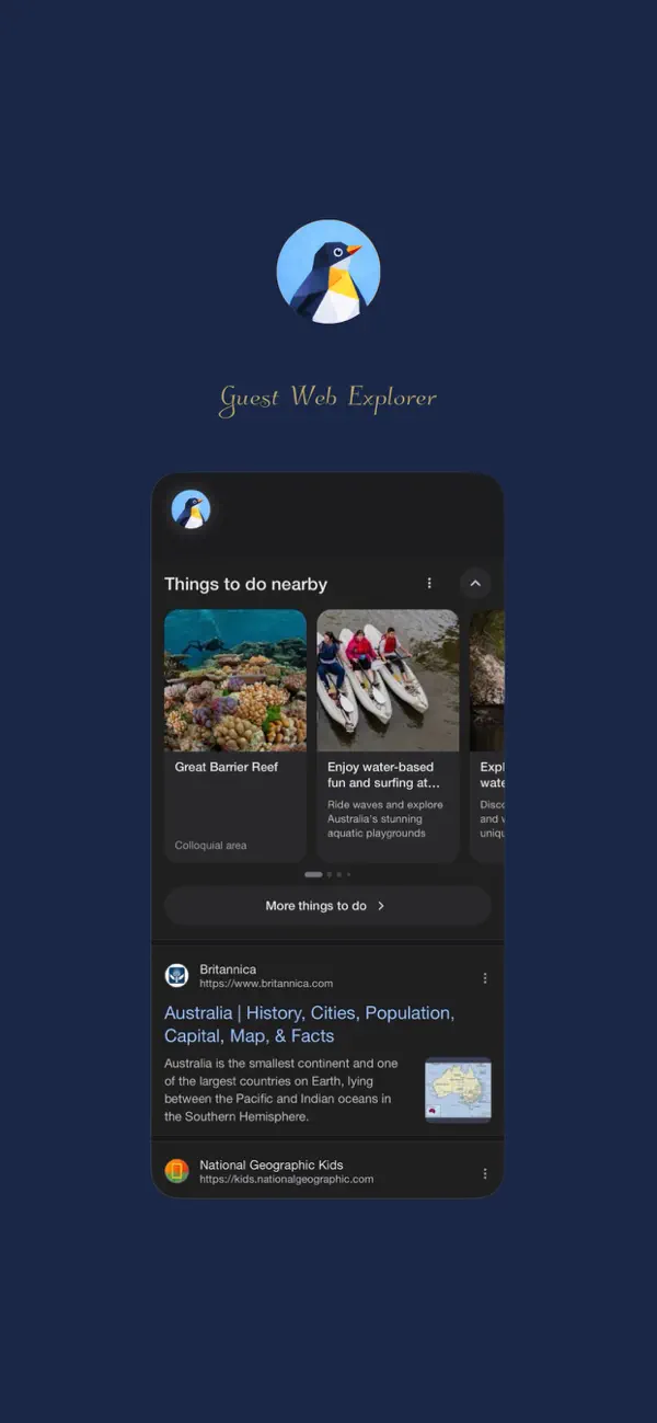 #1. Penguin Browser (iOS) De: EZRA MICHAEL GILBERT