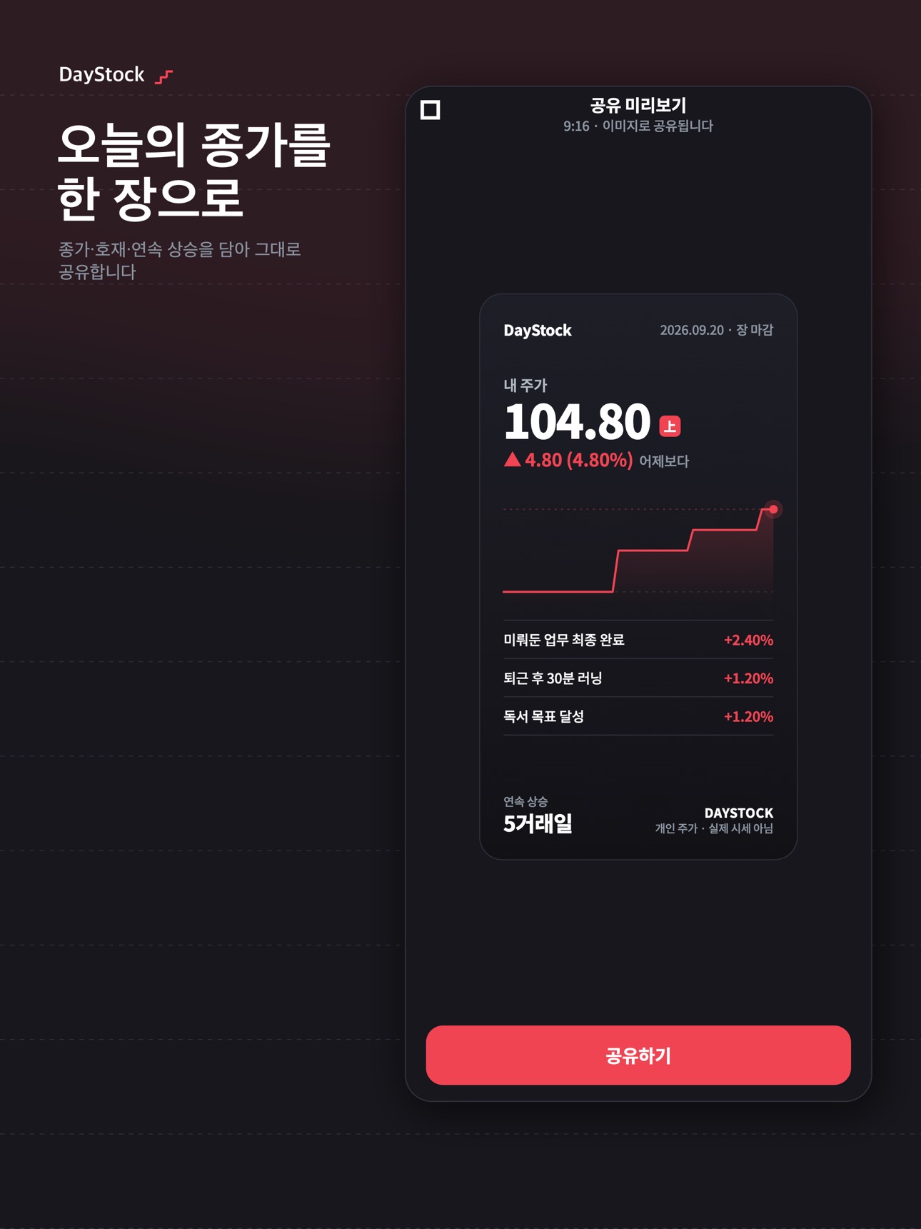 Screenshot 9 of DayStock - 하루 기록 주가 일기