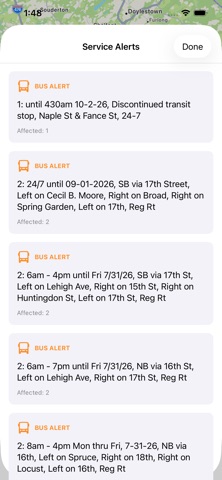 PHL Next Bus Screenshot 5 of 5