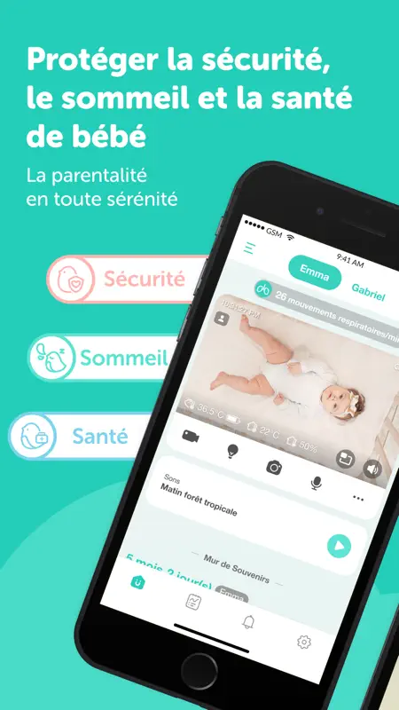 Babyphone intelligent CuboAi screenshot 1 of 8