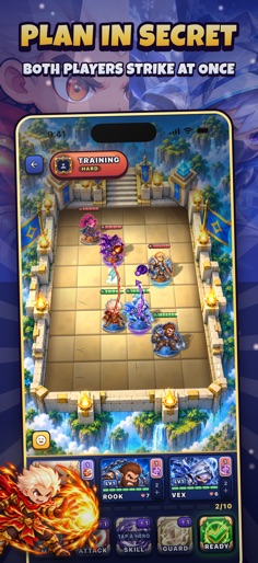 【Vaelix: Tactical Hero Battles】のストアスクリーンショット 1