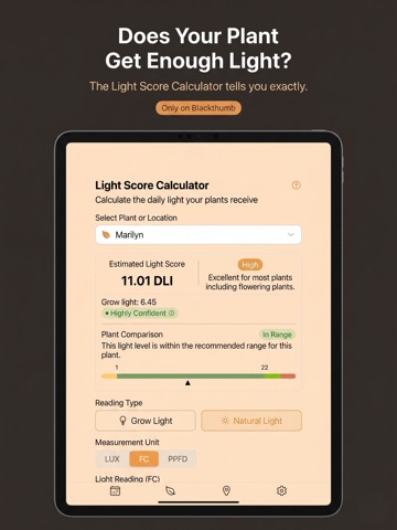 Blackthumb: Houseplant care iPad screenshot