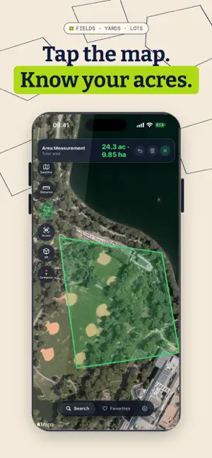 LandMeter - GPS Area Measure screenshot 1