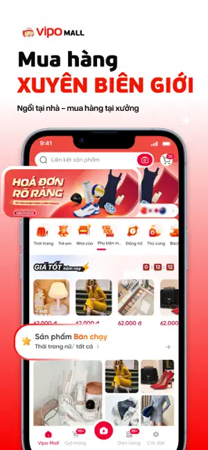 Vipo: Mua hàng xuyên biên giới screenshot 1