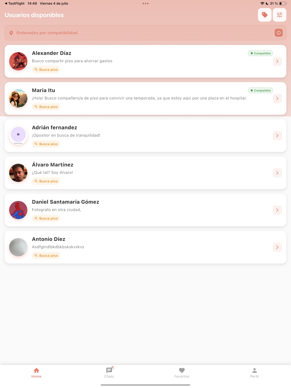 iPad screenshot