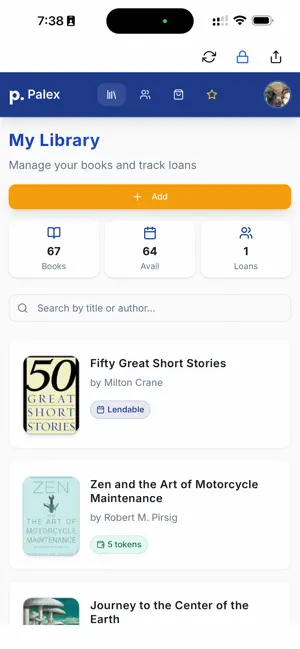 Palex Library screenshot 1