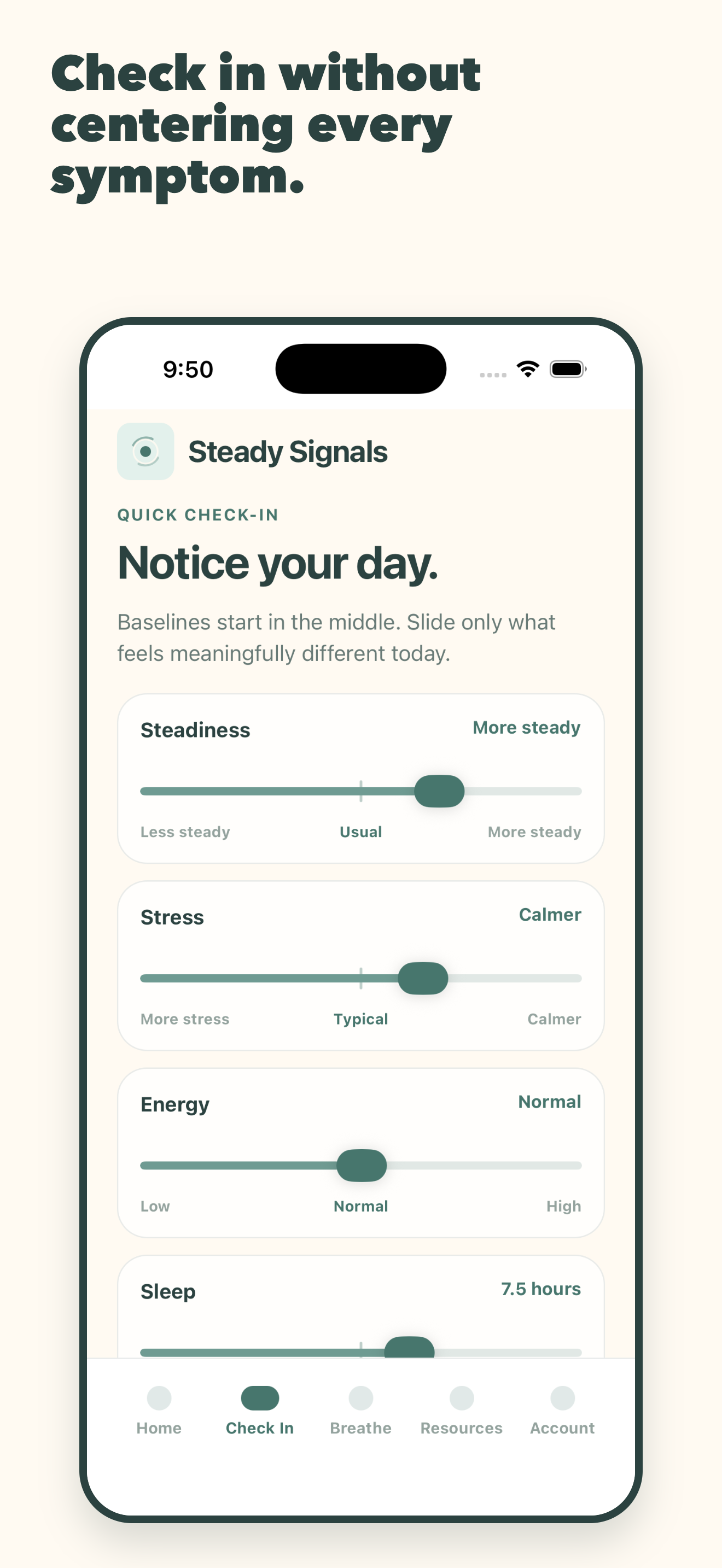Steady Signals for Dizziness screenshot 2