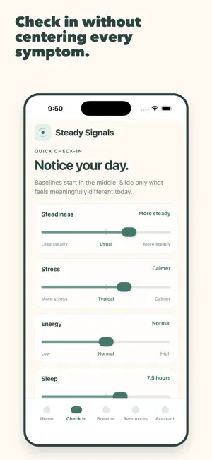 Steady Signals for Dizziness screenshot 2