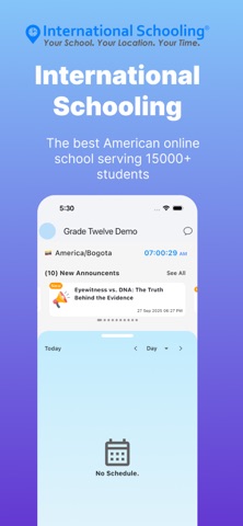 IS app - teacher and student screenshot