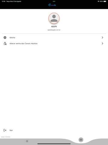 FOCONET TV iPad screenshot
