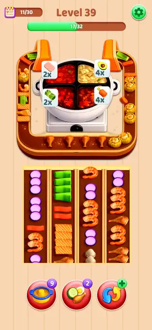 Hotpot Go: Food Sorting Game screenshot 1