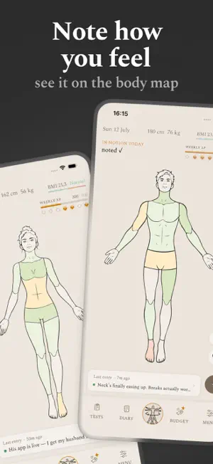 Body Check: Health Tracker screenshot 1