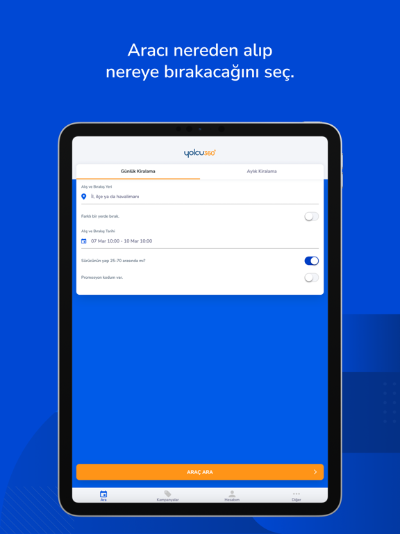 Screenshot #6 pour Yolcu360 - Araç Kiralama