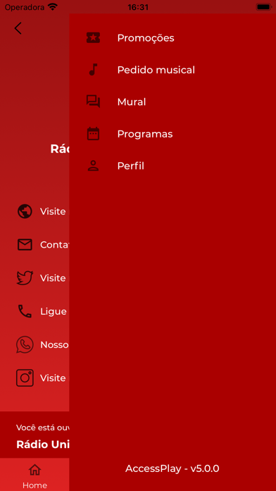 Rádio Universitária FM 107,9 Screenshot