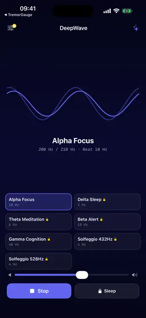DeepWave - Binaural Beats screenshot 1