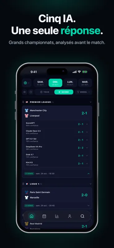 ScoreGPT : Pronostics Foot IA screenshot 1 of 8
