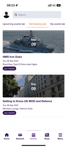 DSEI Gateway iPhone screenshot