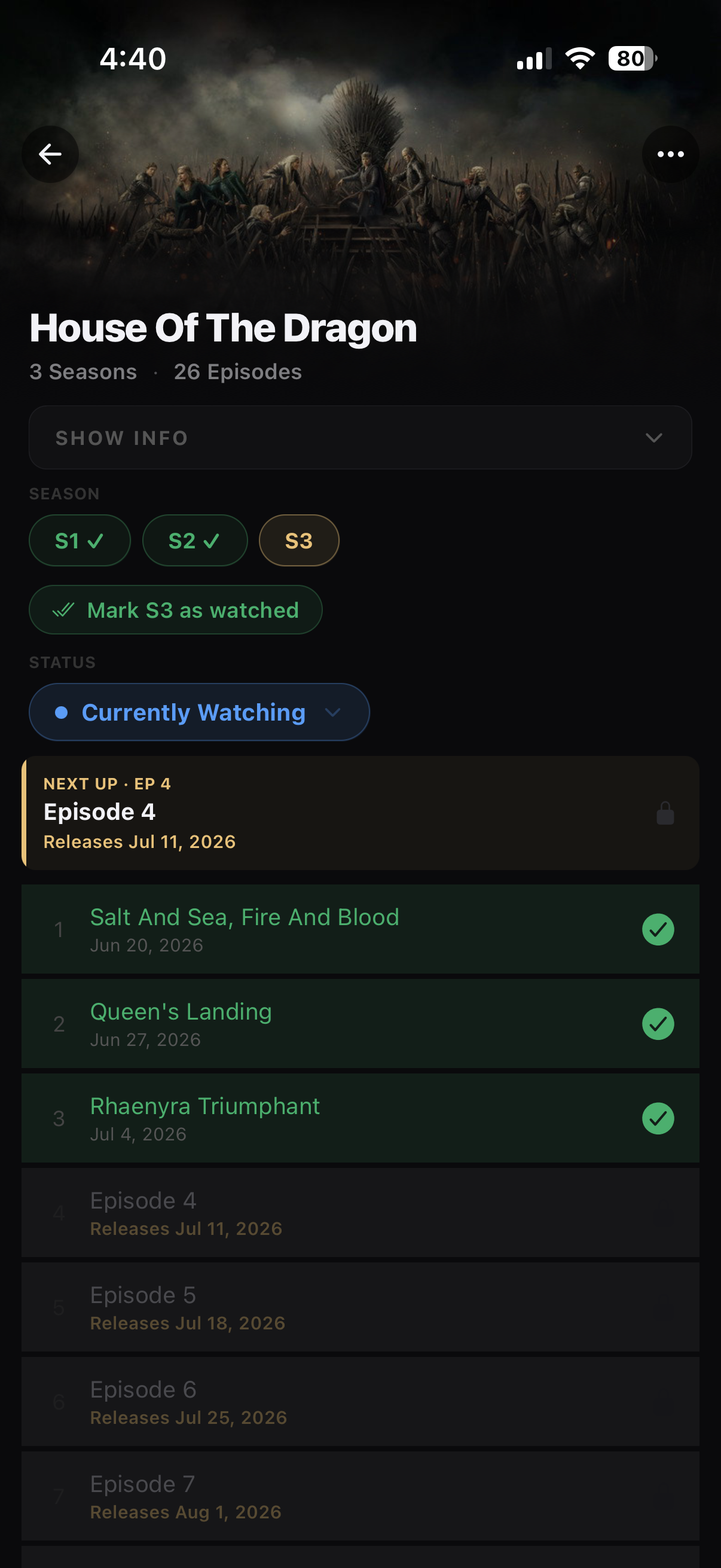 Screened: Log Movies & Shows screenshot 4