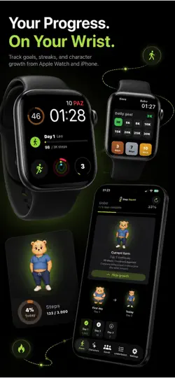 Screenshot von Step Squad Go auf dem iPhone 1