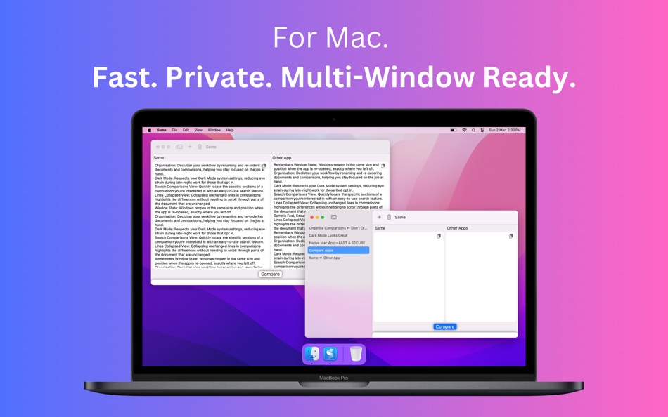 #5. Same - Text Compare (macOS) De: Jack Marrows