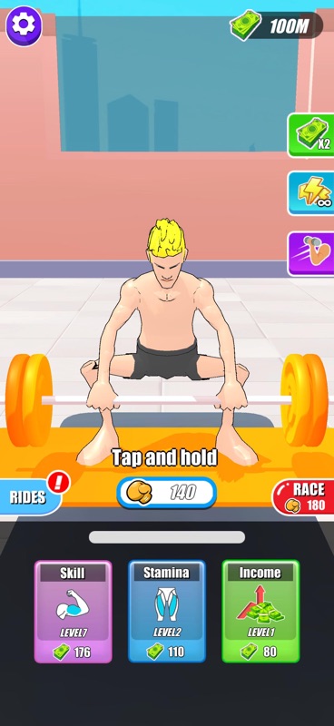 Grow Muscles：Gym Game screenshot 2