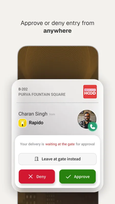 NoBrokerHood - Manage Visitors screenshot 2 of 5