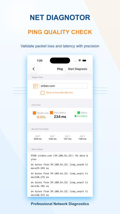 Network Diagnotor: Speed Test Screenshot 3 of 9