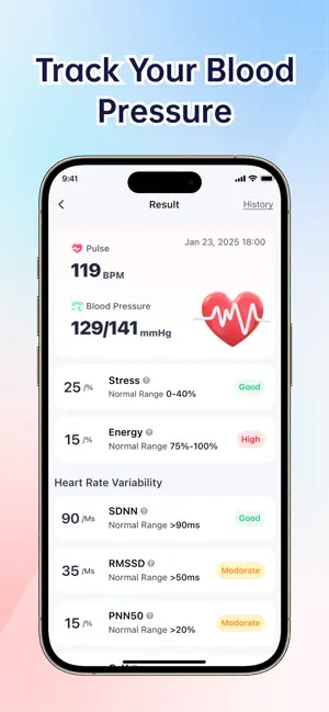 BodyHealth：Heart Tracker iPhone screenshot 3