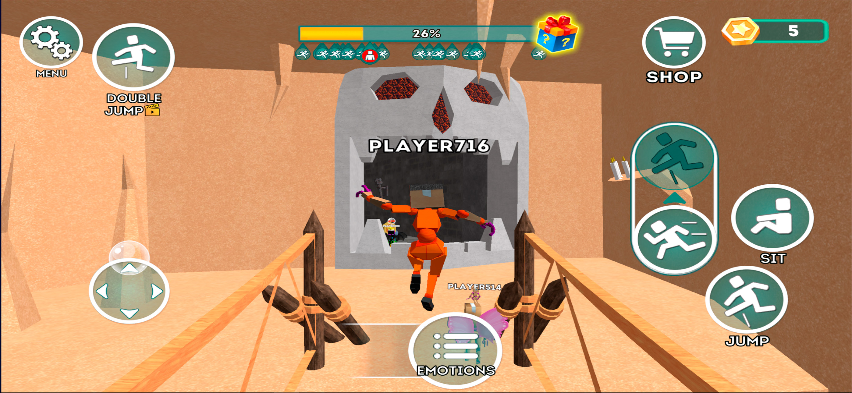 Obby Online Parkour World screenshot 3