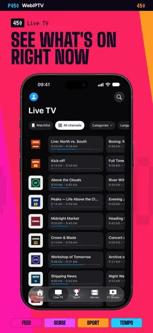 WebIPTV: IPTV, M3U & Xtream screenshot 3