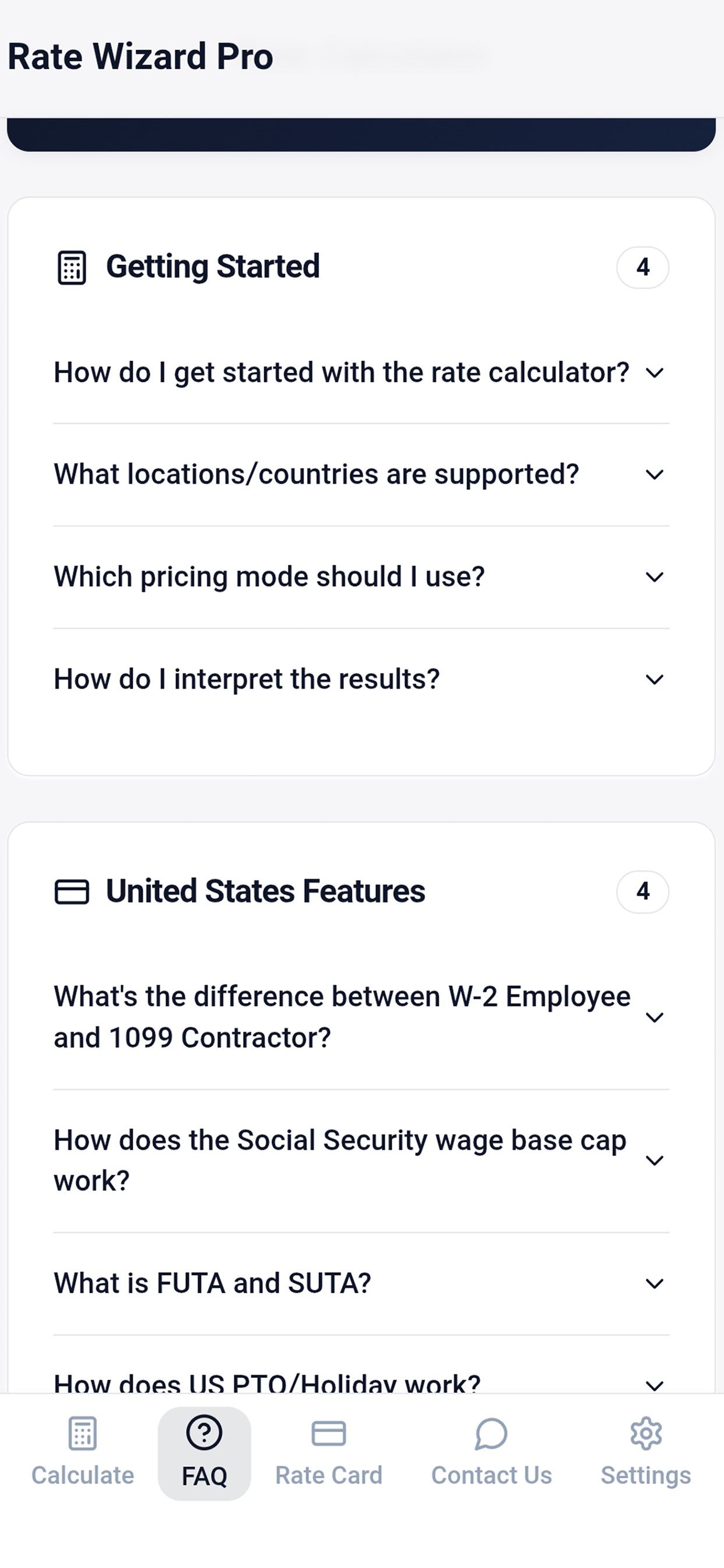 Rate Wizard Pro