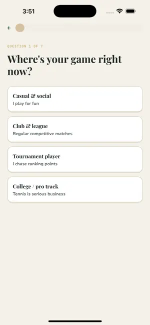 Tennis Match IQ screenshot 1