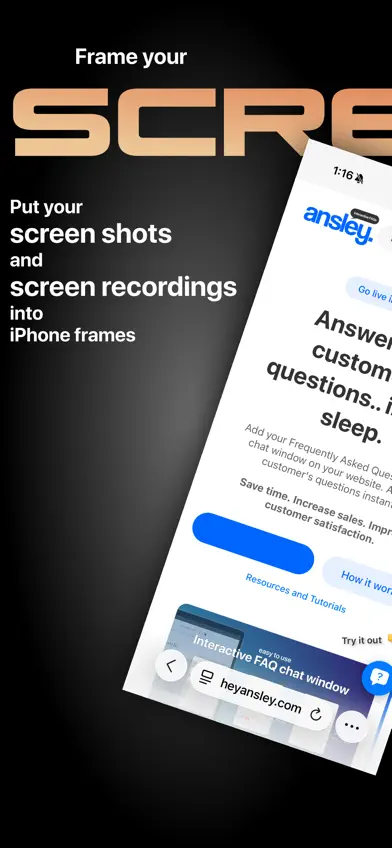 Frame - Market Your App screenshot 1