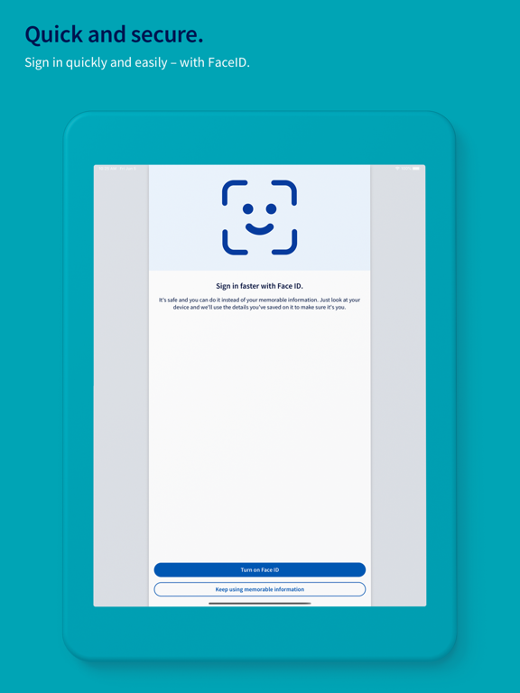 Halifax Mobile Banking iPad screenshot 6 - Finance app